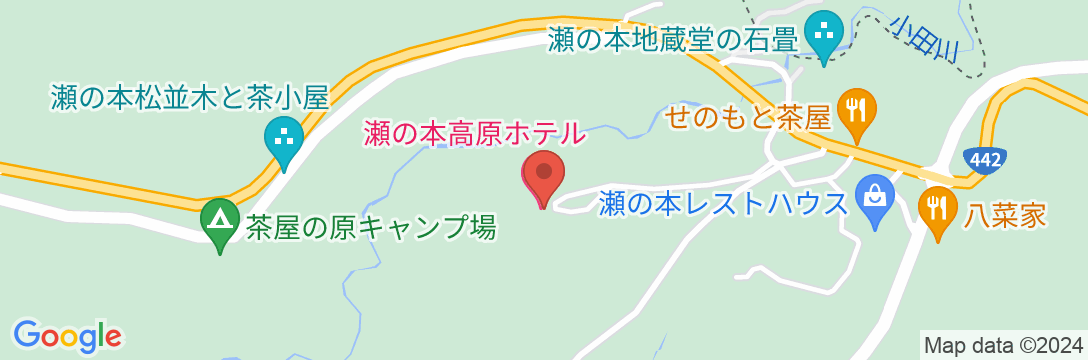 黒川温泉 瀬の本高原ホテルの地図