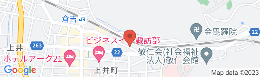 倉吉アーバンホテルの地図