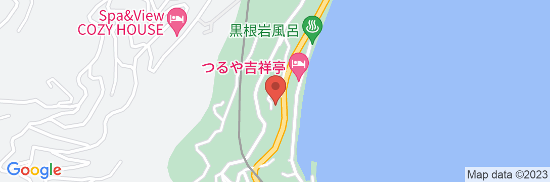伊豆北川温泉 お祝いの宿 吉祥CARENの地図