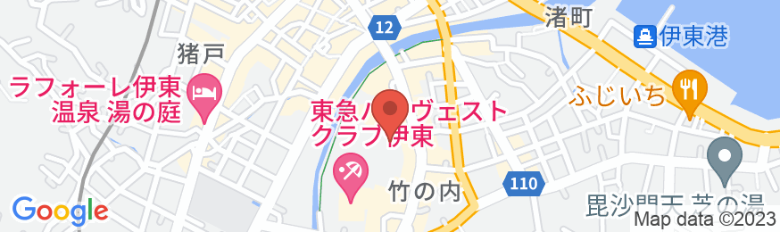 伊東温泉 ホテル暖香園の地図
