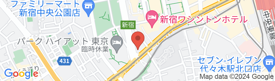 京王プレッソイン新宿の地図