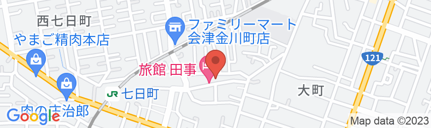 料理旅館 田事の地図