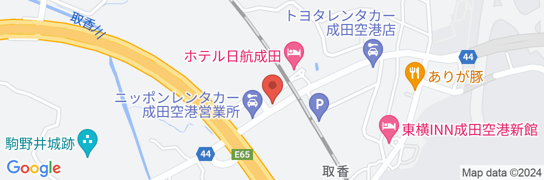 ホテル日航成田の地図