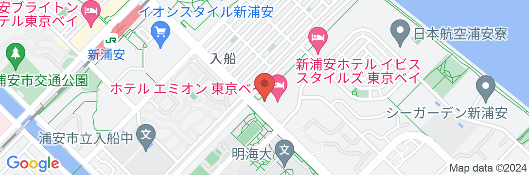 ホテルエミオン東京ベイの地図