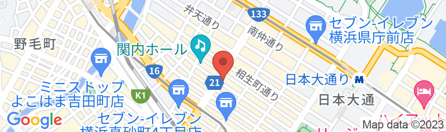コンフォートホテル横浜関内の地図