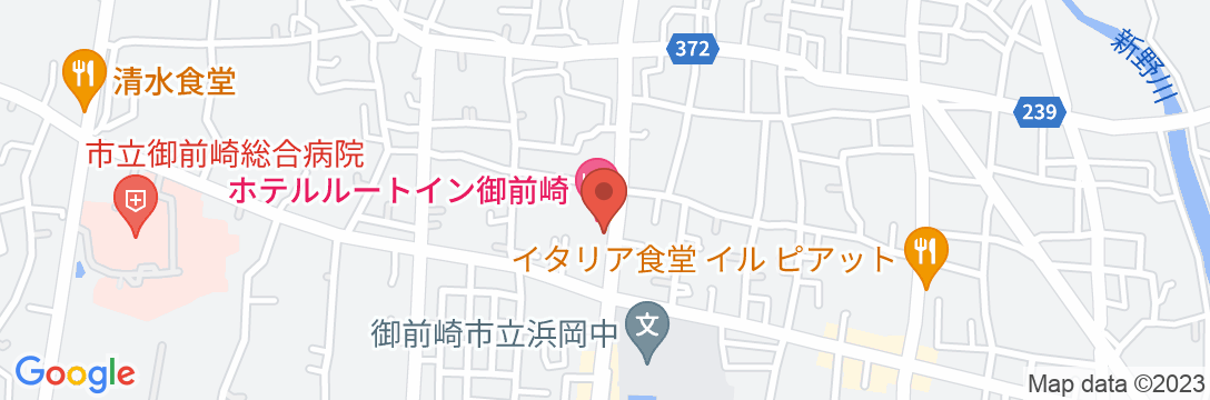 ホテルルートイン御前崎の地図