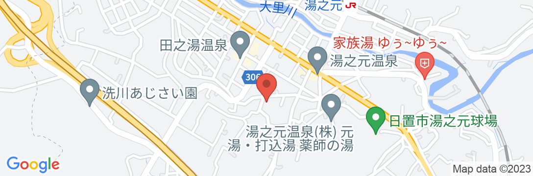 湯之元温泉 旅館 江楽園の地図