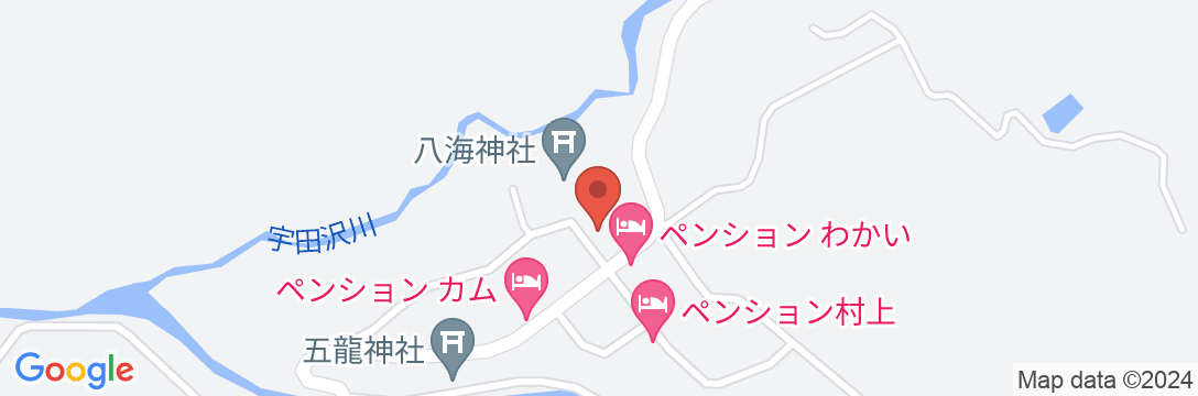 上村屋旅館の地図