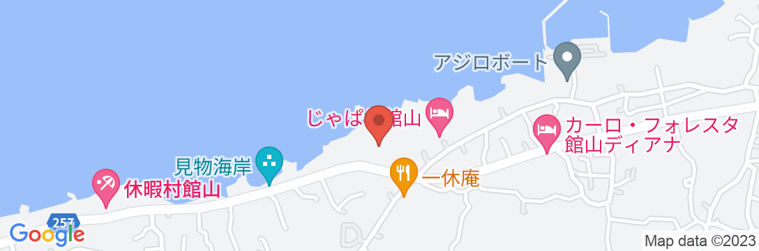 鳩山荘 松庵の地図