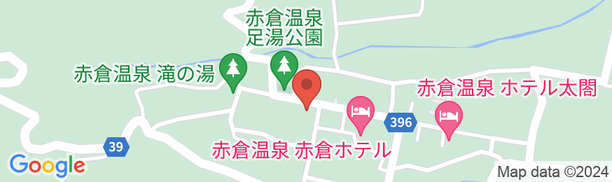赤倉温泉 旅館 清水屋の地図