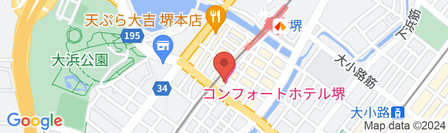 コンフォートホテル堺の地図