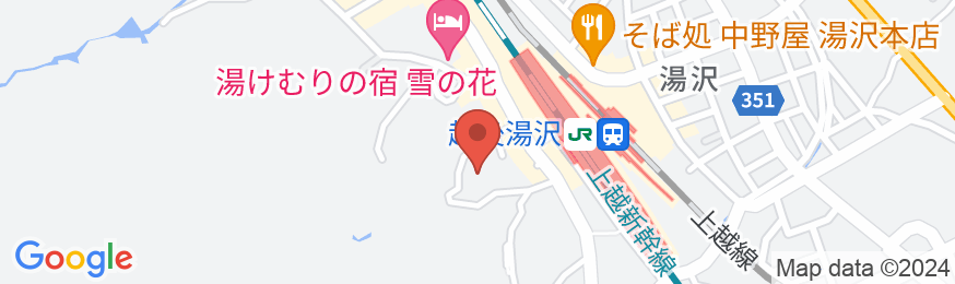 越後湯沢温泉 湯沢グランドホテル<新潟県>の地図