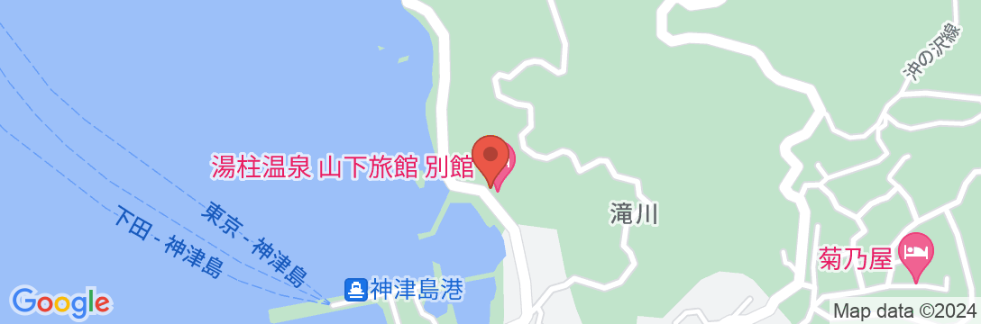 山下別館 <神津島>の地図