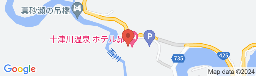 十津川温泉 ホテル昴の地図