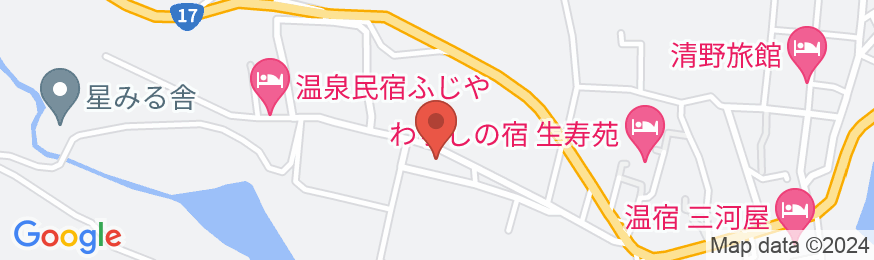 温泉宿 前田屋の地図