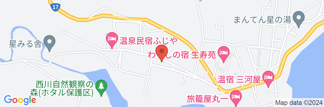 温泉宿 前田屋の地図