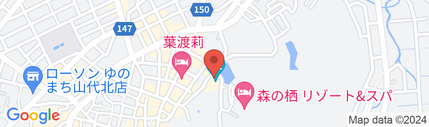 山代温泉 雄山閣(BBHホテルグループ)の地図