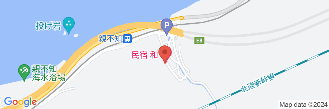民宿 和(なごみ)の地図