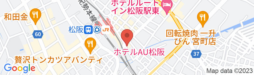 ホテルAU松阪の地図