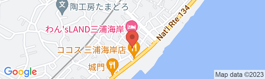 民宿 たつみ荘<神奈川県>の地図