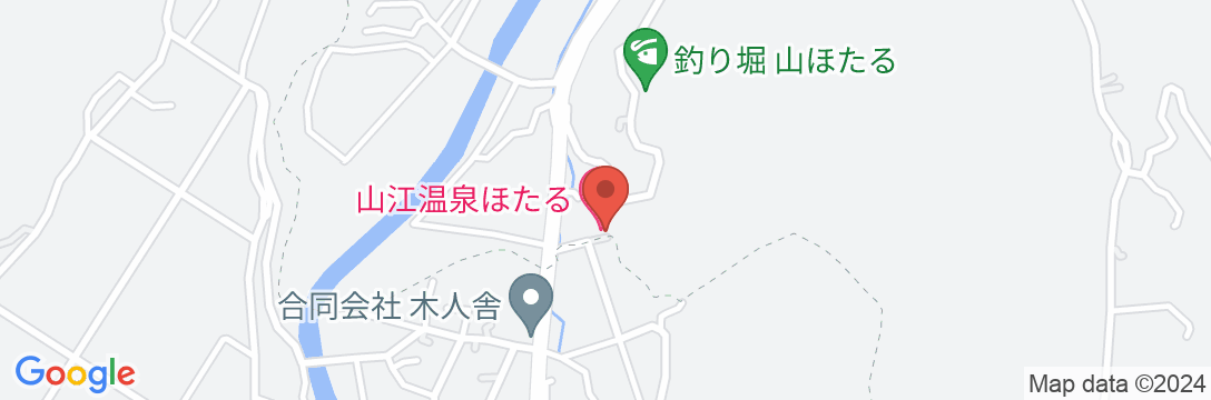 山江温泉 ほたるの地図
