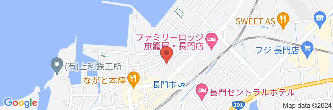 朝日屋旅館<山口県>の地図