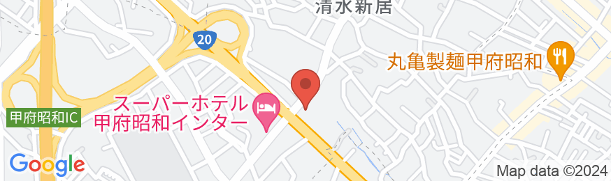 ホテル 昭和<山梨県>の地図