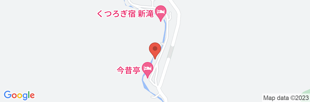 会津東山温泉 原瀧(はらたき)の地図