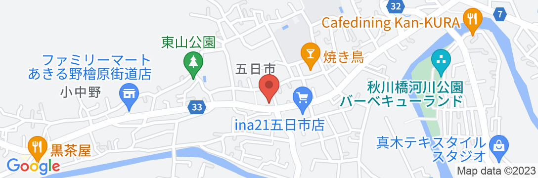 油屋旅館<東京都>の地図