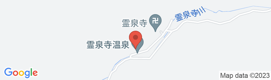 霊泉寺温泉 和泉屋旅館の地図