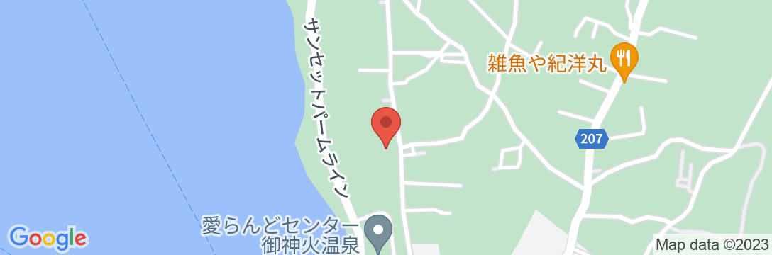 旅荘 富士や <大島>の地図