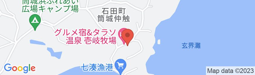 グルメ宿 壱岐牧場 <壱岐島>の地図