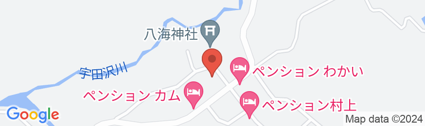 ペンション やまぼうし<新潟県>の地図