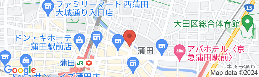 ミヤビイン蒲田の地図