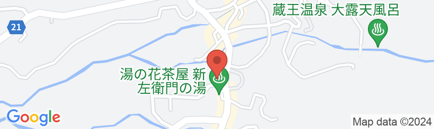 蔵王温泉 名湯リゾート ルーセントタカミヤの地図