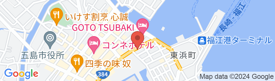 カンパーナホテル <五島・福江島>の地図