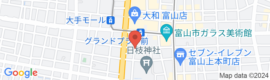 ホテルシティイン 富山の地図