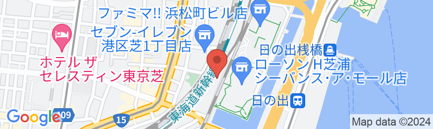 チサンホテル浜松町の地図