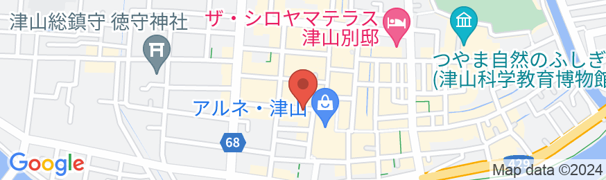 あけぼの旅館<岡山県>の地図