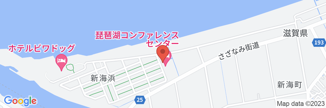 琵琶湖コンファレンスセンターの地図