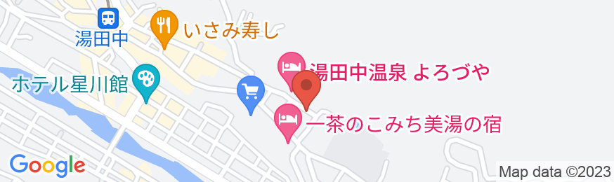 湯田中温泉 湯田中湯本の地図