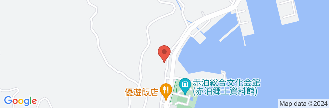 二階屋旅館 <佐渡島>の地図