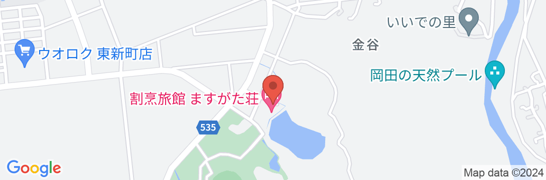 割烹旅館 ますがた荘(新潟県)の地図