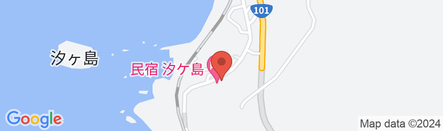 民宿 汐ケ島の地図