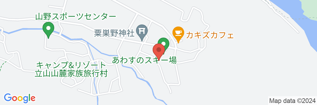 松井山荘の地図