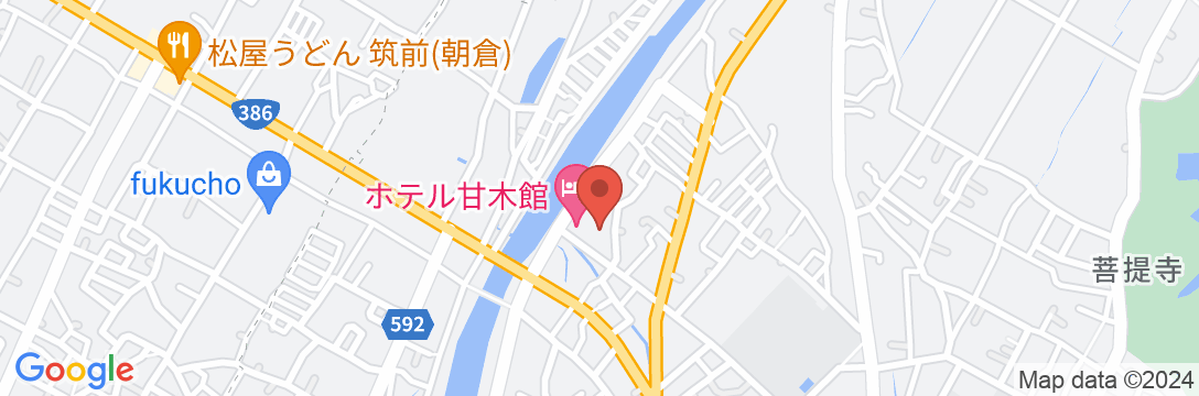 甘木観光ホテル 甘木館の地図
