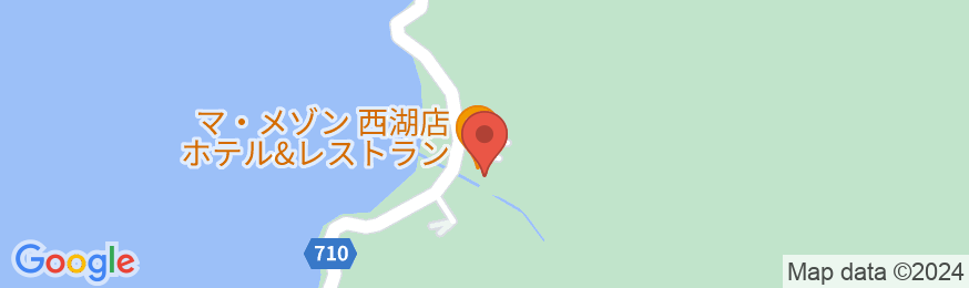 マ・メゾン 富士五湖 西湖の地図