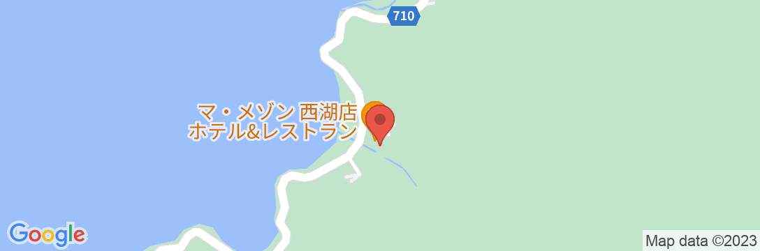 マ・メゾン 富士五湖 西湖の地図