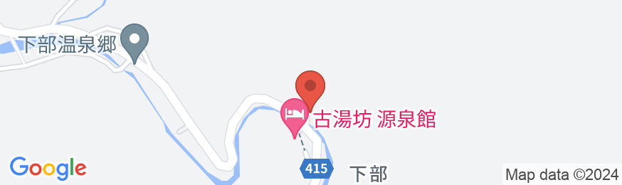下部温泉 元湯 橋本屋の地図
