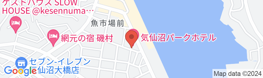 気仙沼パークホテルの地図